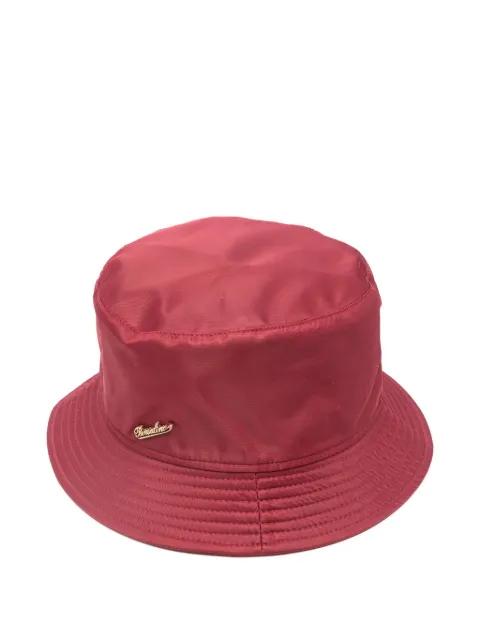 logo-appliqué bucket hat by BORSALINO