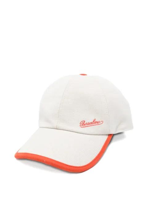 logo-embroidered baseball cap by BORSALINO