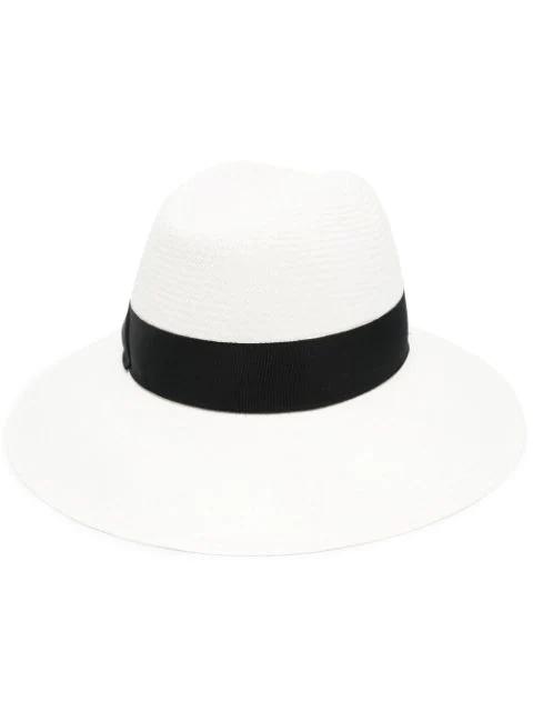 ribbon trim hat by BORSALINO