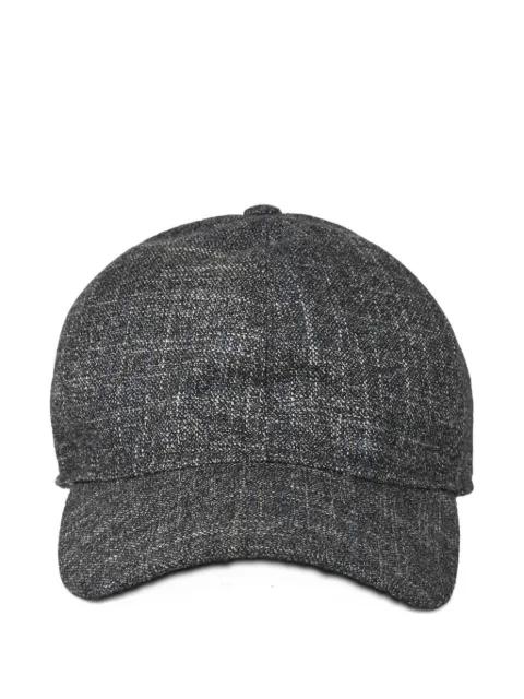 textured baseball cap by BORSALINO