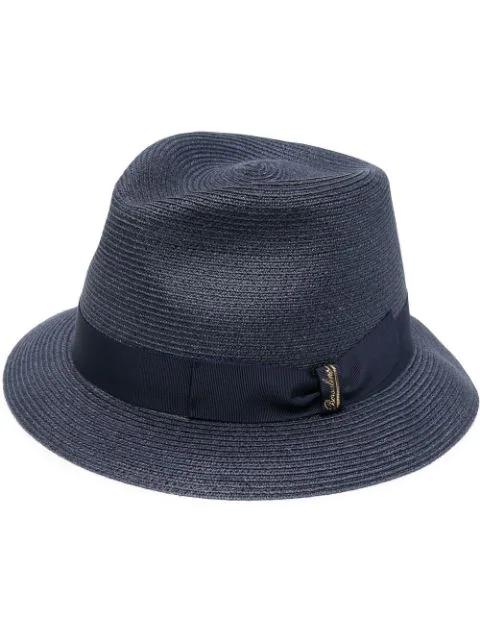woven hemp hat by BORSALINO