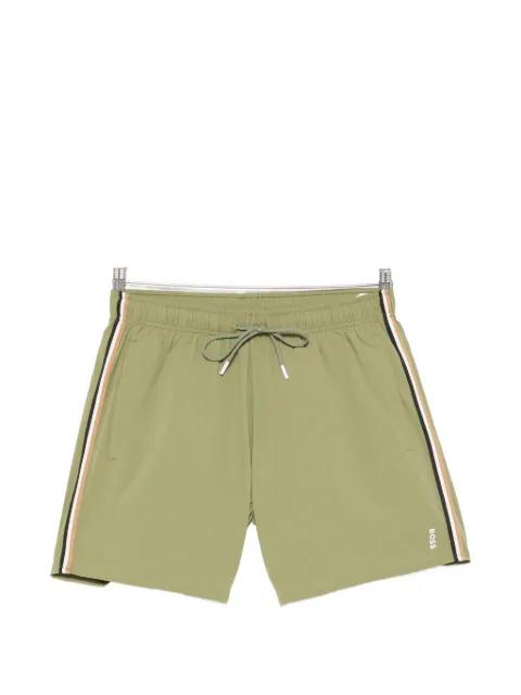 side-stripe drawstring swim shorts by BOSA