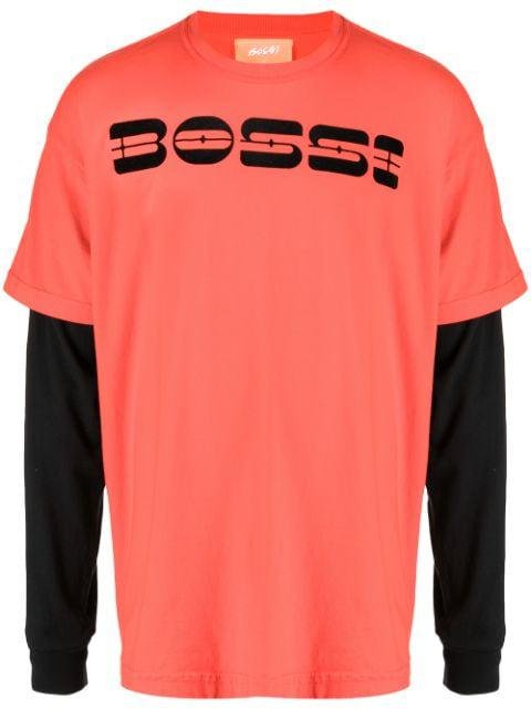 layered long-sleeved T-shirt by BOSSI SPORTSWEAR