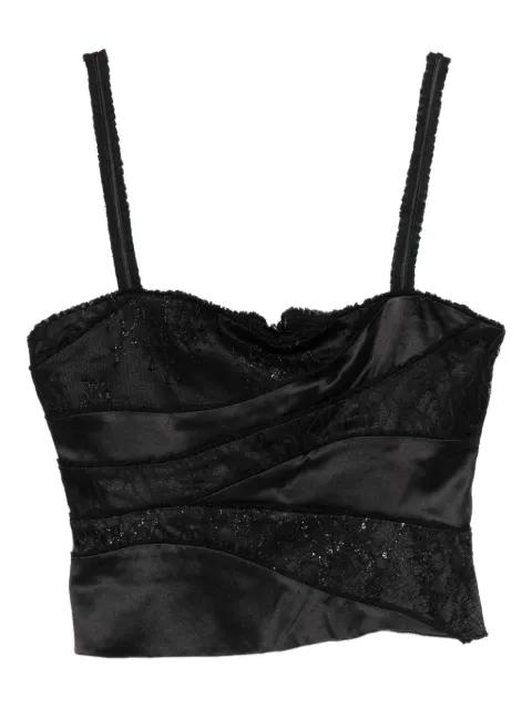Eterna patchwork-design top by BOTSI