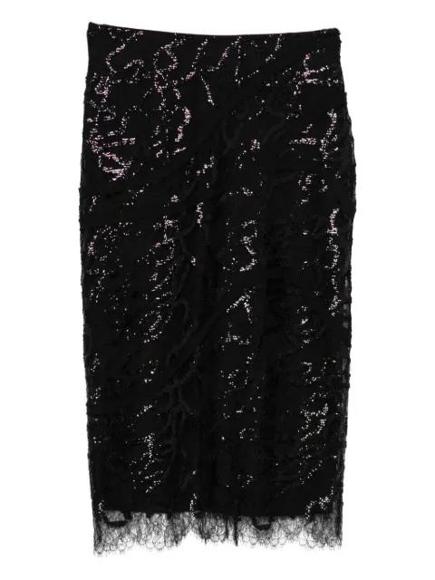 lace-fabric skirt by BOTSI