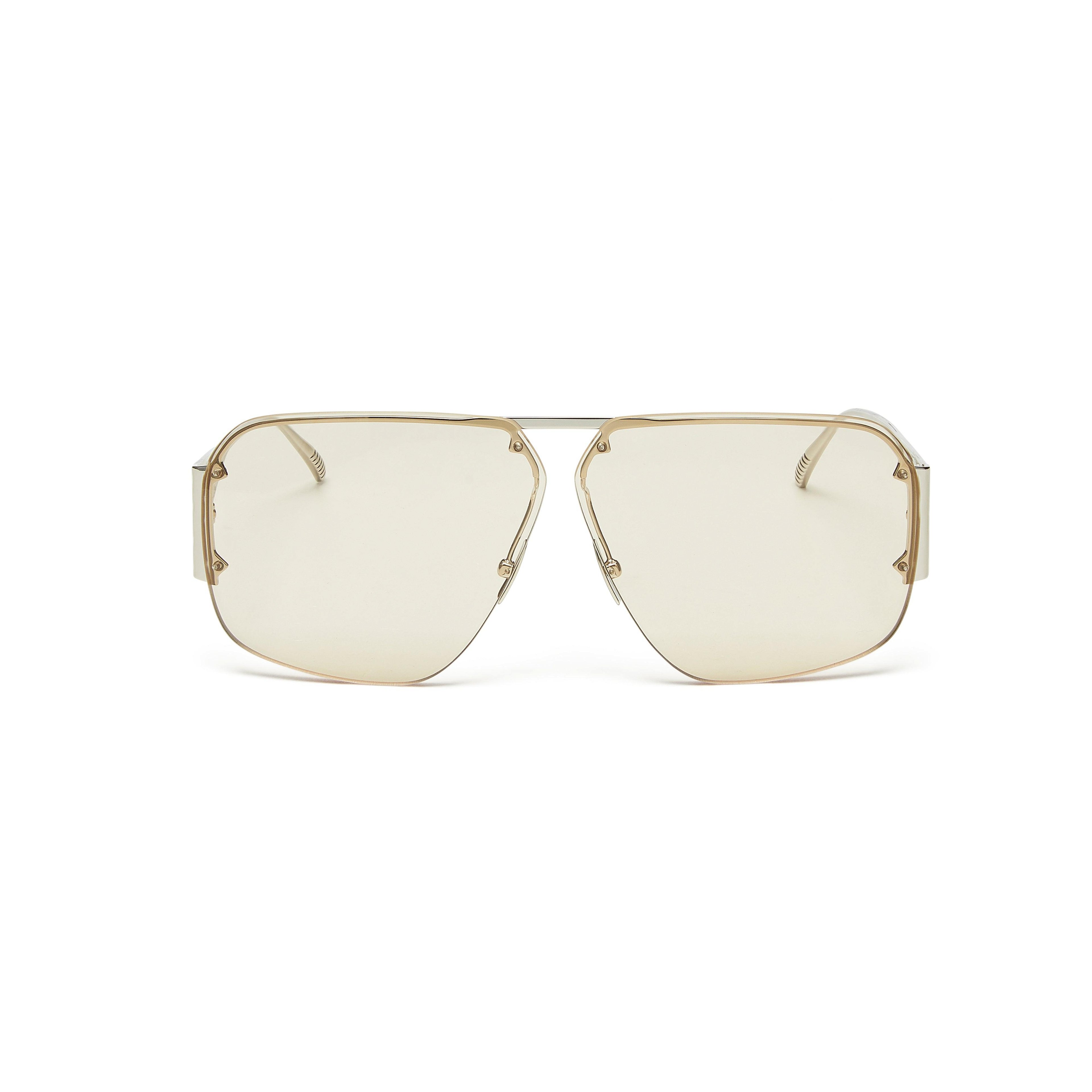 Bottega Veneta Women's Aviator Sunglasses (Gold) by BOTTEGA