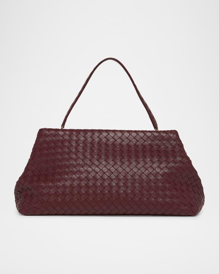 1998 Leather Shoulder Bag by BOTTEGA VENETA