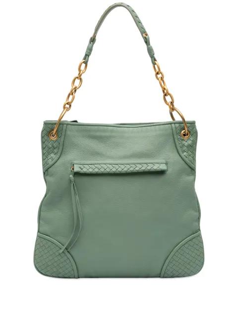 2000-2007 Intrecciato Trimmed Leather shoulder bag by BOTTEGA VENETA 