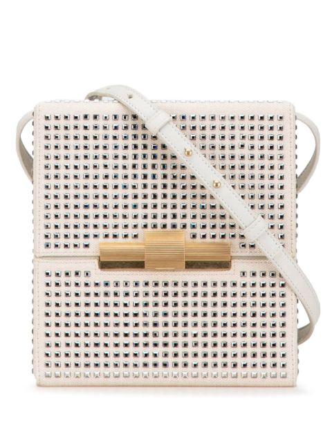 2000-2024 Crystal Embellished Canvas Daisey crossbody bag by BOTTEGA VENETA 