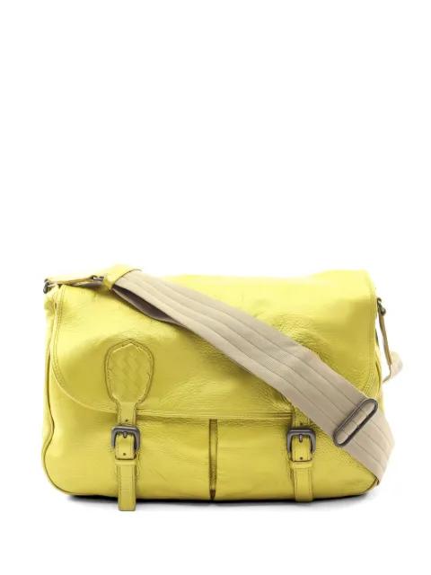 2000s Intrecciato-detail crossbody bag by BOTTEGA VENETA 