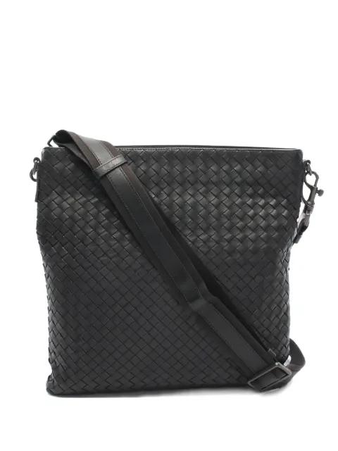 2000s Intrecciato leather shoulder bag by BOTTEGA VENETA 