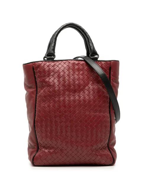 2008 Bicolor Nappa Intrecciato Vertical Convertible satchel by BOTTEGA VENETA 