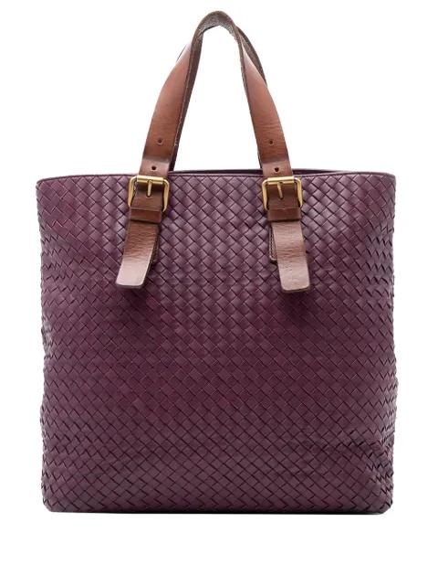 2010 Bicolor Nappa Intrecciato Belt Strap tote bag by BOTTEGA VENETA 
