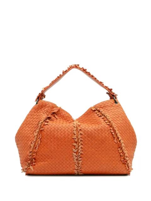 2011 Large Nappa Intrecciato Franges hobo bag by BOTTEGA VENETA 