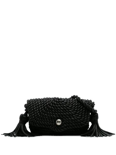 2012-2024 Lambskin Torchon Classic Tasseled Twisted crossbody bag by BOTTEGA VENETA 