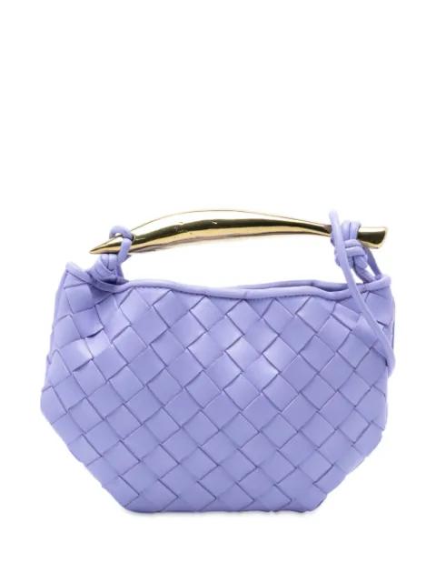 2012-2025 Baby Lambskin Intrecciato Sardine satchel by BOTTEGA VENETA 