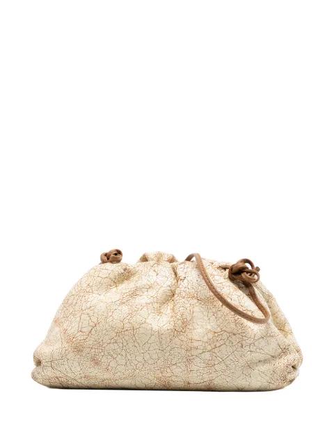 2012-2025 Crackled Calfskin The Mini Pouch crossbody bag by BOTTEGA VENETA 