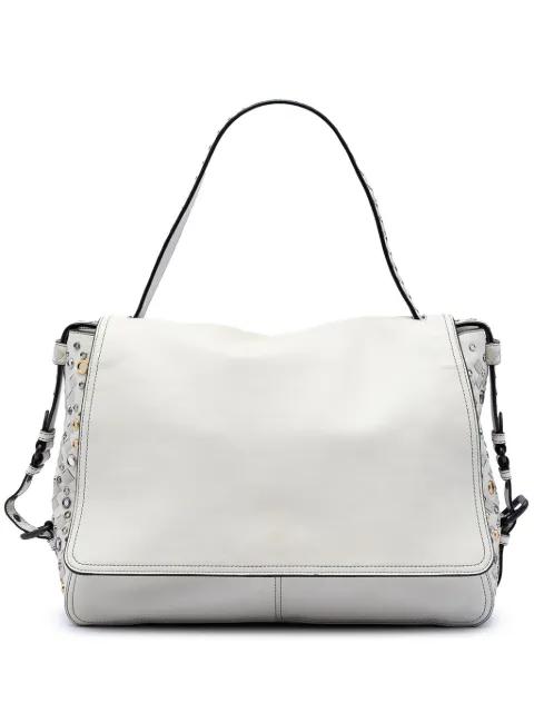 2012-2025 Intrecciato Trimmed Lambskin Grommet Top Handle Bag handbag by BOTTEGA VENETA 