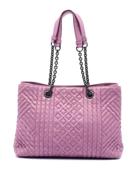 2012-2025 Medium Nappa Intrecciato Boutis Double Chain tote bag by BOTTEGA VENETA 