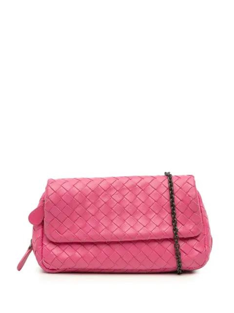 2012-2025 Mini Nappa Intrecciato Expandable Chain Flap crossbody bag by BOTTEGA VENETA 