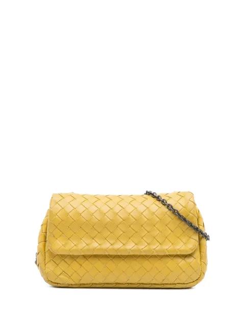 2012-2025 Mini Nappa Intrecciato Expandable Chain Flap crossbody bag by BOTTEGA VENETA 