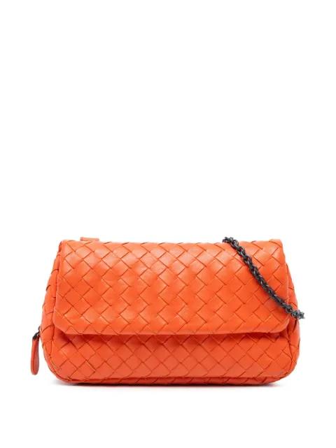 2012-2025 Mini Nappa Intrecciato Expandable Chain Flap crossbody bag by BOTTEGA VENETA 