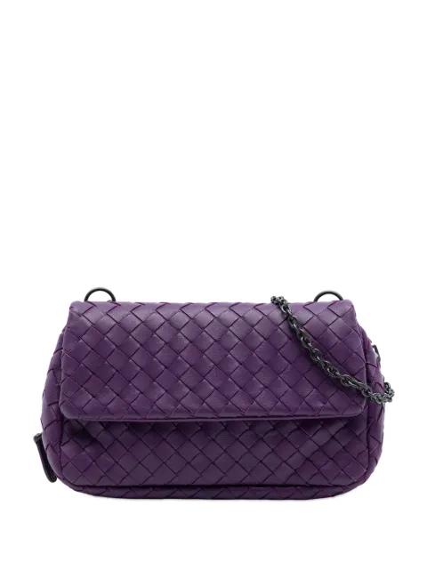 2012-2025 Mini Nappa Intrecciato Expandable Chain Flap crossbody bag by BOTTEGA VENETA 