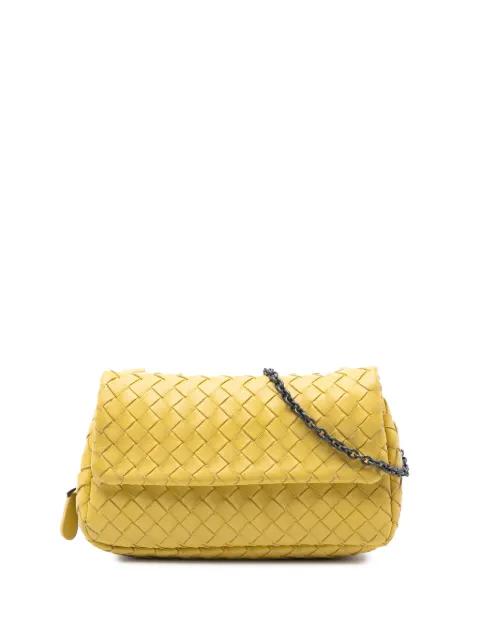 2012-2025 Mini Nappa Intrecciato Expandable Chain Flap crossbody bag by BOTTEGA VENETA 