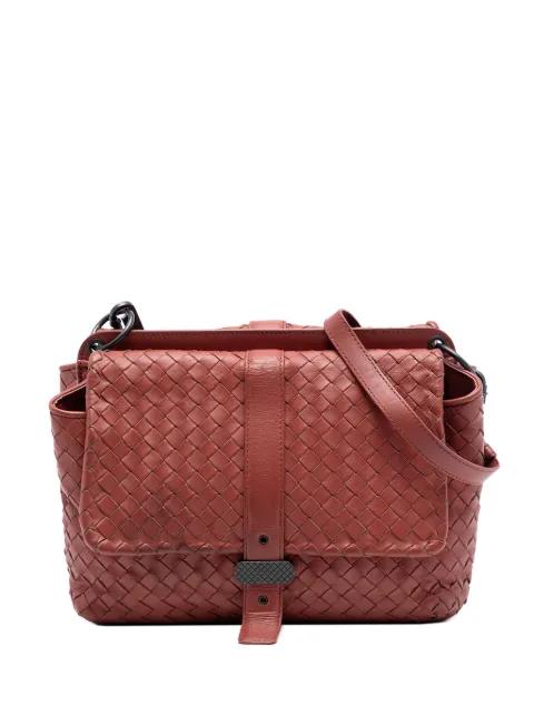 2012-2025 Nappa Intrecciato Double Sided Flap Messenger Bag crossbody bag by BOTTEGA VENETA 