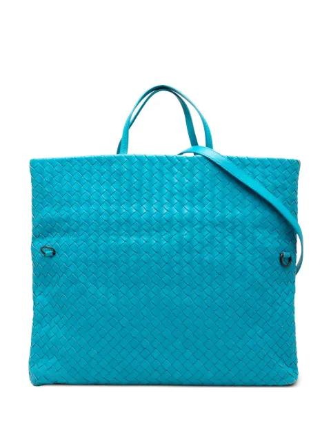 2012-2025 Nappa Intrecciato Fold Over Tote satchel by BOTTEGA VENETA 