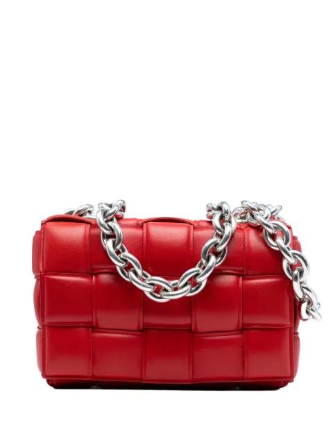 2012-2025 Nappa Intrecciato Padded Chain Cassette satchel by BOTTEGA VENETA 