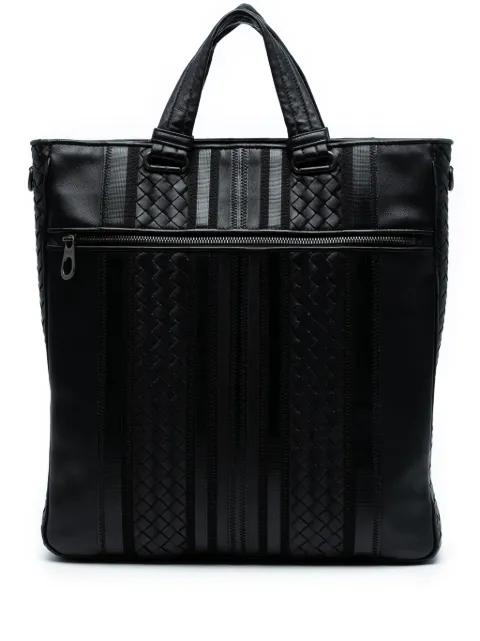 2012-2025 Nappa Intrecciato Tech Stripe Convertible Tote satchel by BOTTEGA VENETA 