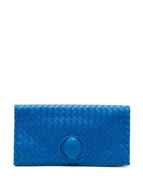 2012-2025 Nappa Intrecciato Turn Lock clutch bag by BOTTEGA VENETA 2012-2025 Nappa Intrecciato Turn Lock clutch bag by BOTTEGA VENETA