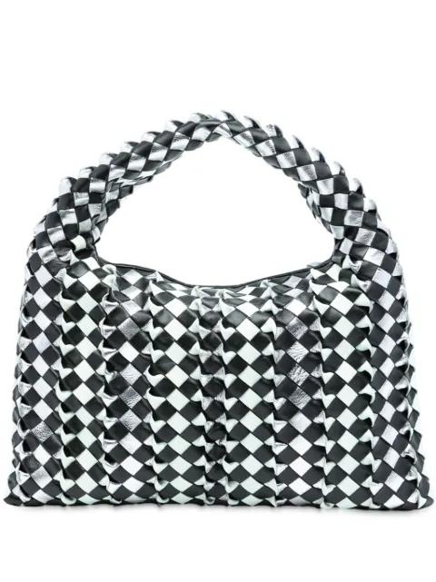 2012-2025 Small Bicolor Calfskin Intrecciato Hop hobo bag by BOTTEGA VENETA 