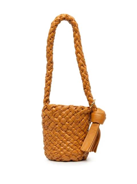 2012-2025 Small Calfskin Intreccio Kalimero bucket bag by BOTTEGA VENETA 