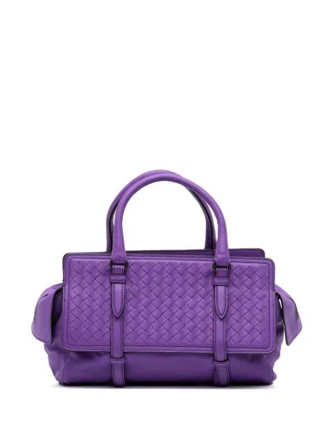2012-2025 Small Nappa Intrecciato Monaco satchel by BOTTEGA VENETA 