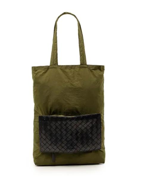 2012-2026 Intrecciato Trimmed Nylon Eco tote bag by BOTTEGA VENETA 