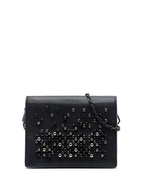 2012-2026 Leather Studded Wallet on Chain crossbody bag by BOTTEGA VENETA 