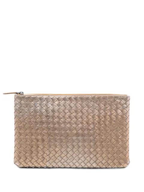 2012-2026 Metallic Grosgrain Intrecciato clutch bag by BOTTEGA VENETA 2012-2026 Metallic Grosgrain Intrecciato clutch bag by BOTTEGA VENETA