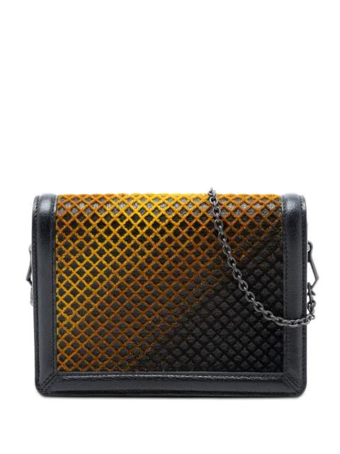 2012-2026 Mini Leather and Ombre Velvet Montebello Crisscross crossbody bag by BOTTEGA VENETA 