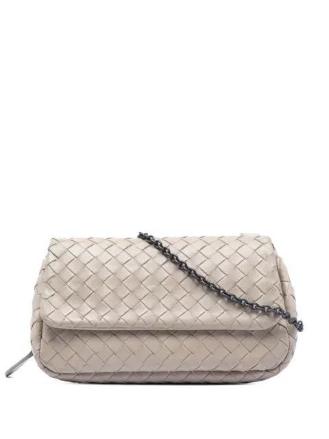 2012-2026 Mini Nappa Intrecciato Expandable Chain Flap crossbody bag by BOTTEGA VENETA 