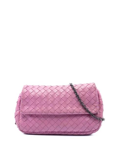 2012-2026 Mini Nappa Intrecciato Expandable Chain Flap crossbody bag by BOTTEGA VENETA 