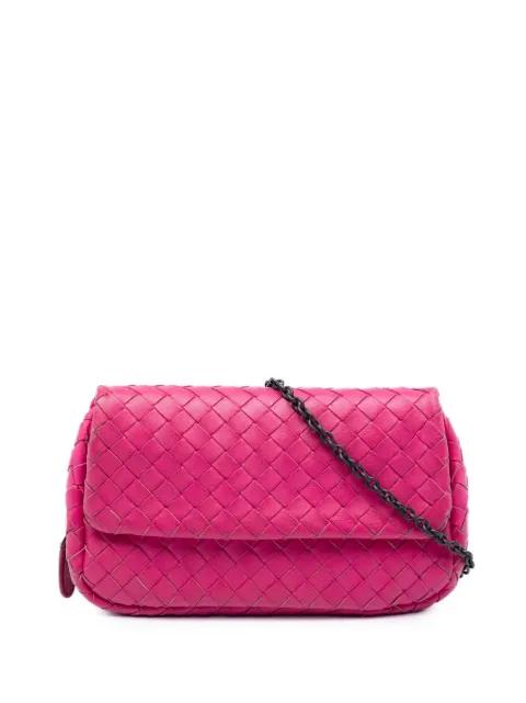 2012-2026 Mini Nappa Intrecciato Expandable Chain Flap crossbody bag by BOTTEGA VENETA 