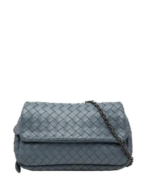2012-2026 Mini Nappa Intrecciato Expandable Chain Flap crossbody bag by BOTTEGA VENETA 