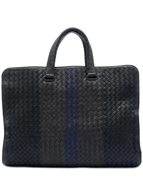 2012-2026 Nappa Intrecciato Club Fume Briefcase business bag by BOTTEGA VENETA 