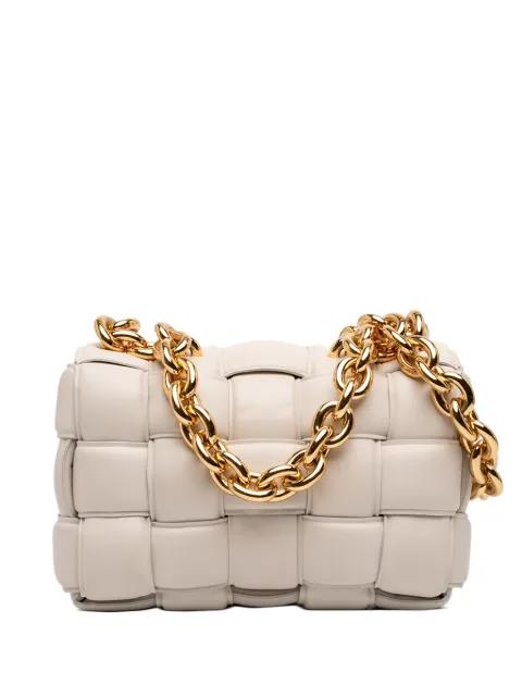2012-2026 Nappa Intrecciato Padded Chain Cassette satchel by BOTTEGA VENETA 