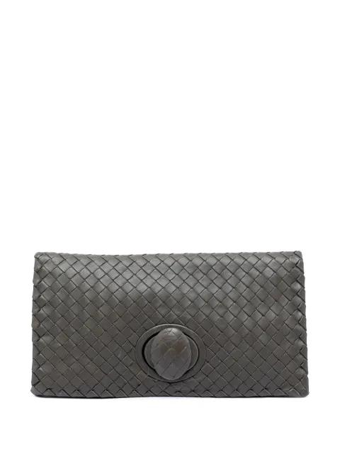 2012-2026 Nappa Intrecciato Turn Lock clutch bag by BOTTEGA VENETA 