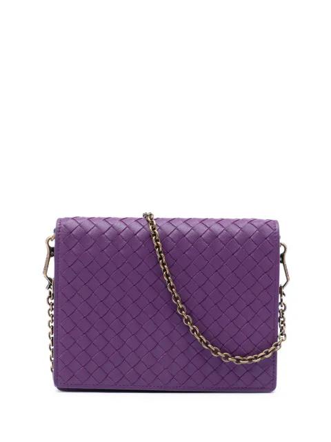 2012-2026 Nappa Intrecciato Wallet On Chain crossbody bag by BOTTEGA VENETA 