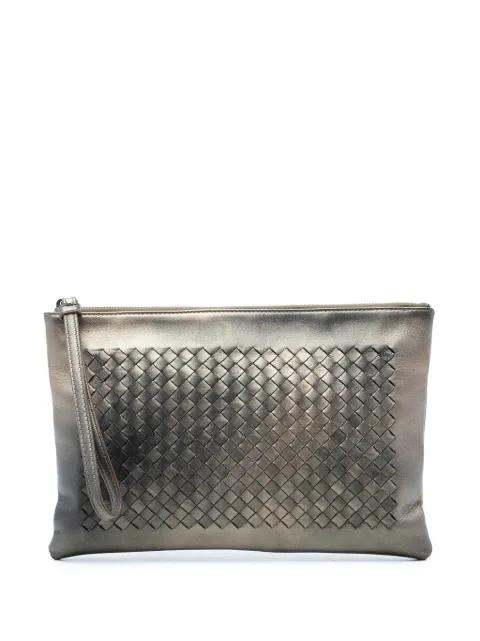 2012-2026 Nappa Intrecciato Wristlet clutch bag by BOTTEGA VENETA 