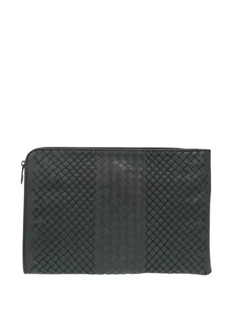 2012-2026 Nappa Intreccio Imperatore Zip clutch bag by BOTTEGA VENETA 